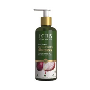 Lotus Botanicals Red Onion Hair Fall Control Shampoo (300ml) - Lotus Botanicals