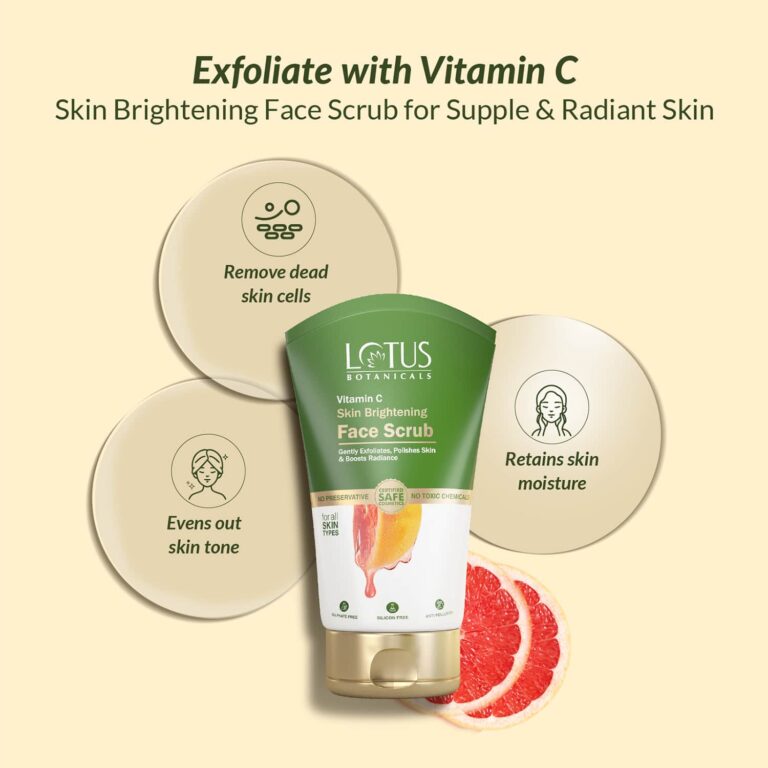 Lotus Botanicals Skin Brightening Face Scrub (100g) - Lotus Botanicals