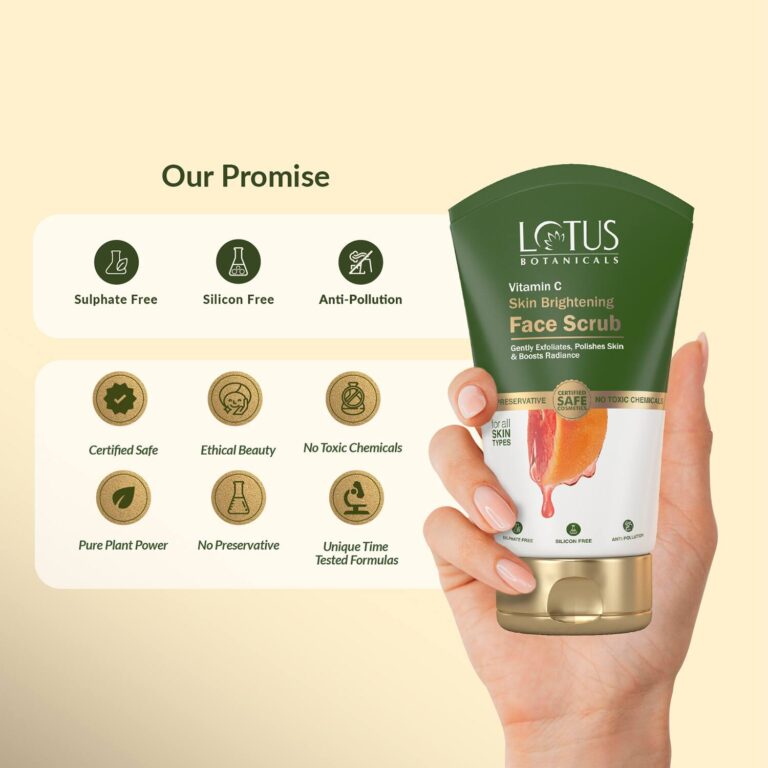 Lotus Botanicals Skin Brightening Face Scrub (100g) - Lotus Botanicals