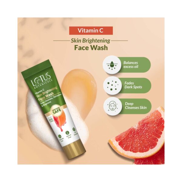 Lotus Botanicals Skin Brightening Vitamin C Face Care Mini Kit All Skin Types (3 pcs) - Lotus Botanicals
