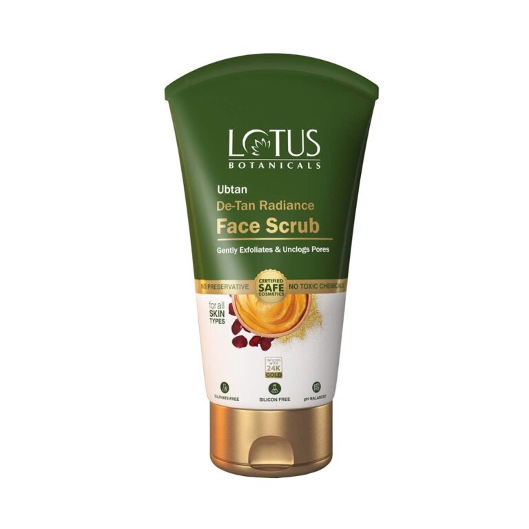 Lotus Botanicals Ubtan De-Tan Radiance Face Scrub (100g) - Lotus Botanicals