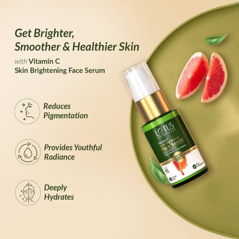 Lotus Botanicals Vitamin C Skin Brightening Face Serum (30ml) - Lotus Botanicals