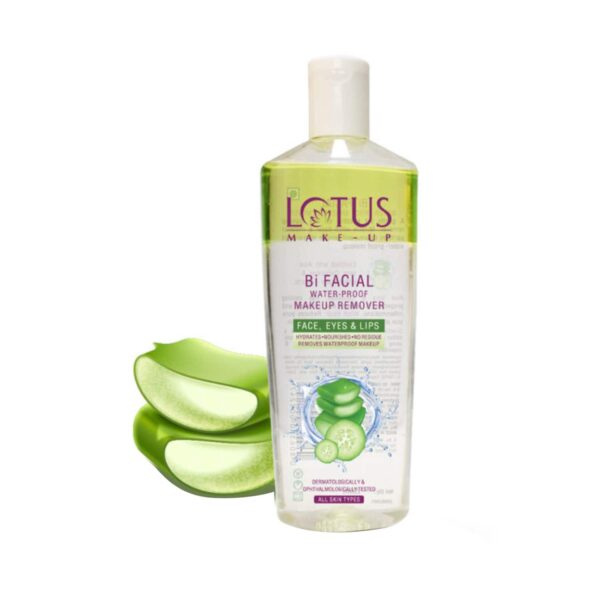 Lotus Makeup Bi Facial Waterproof Makeup Remover (100ml) - Lotus Makeup