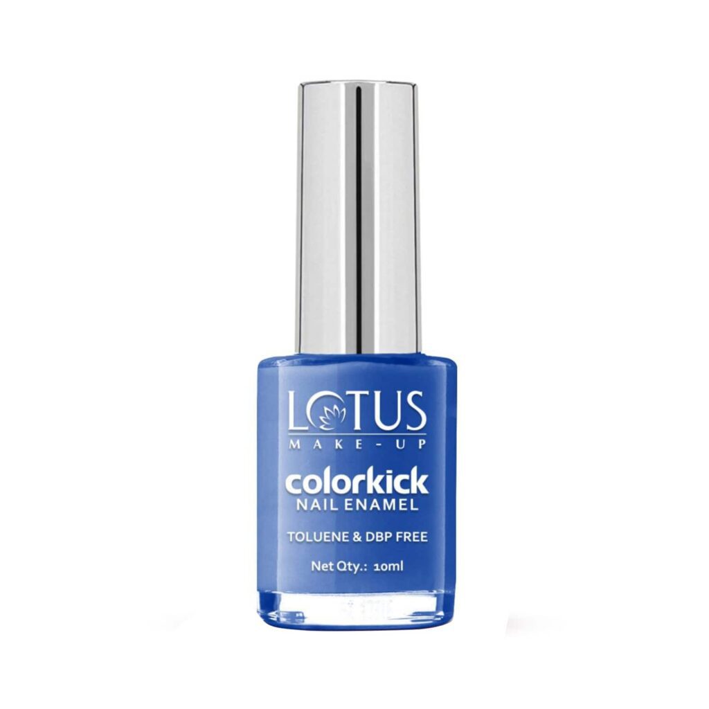 Lotus Makeup Colorkick Nail Enamel - 74 Indigo (10ml) - Lotus Makeup