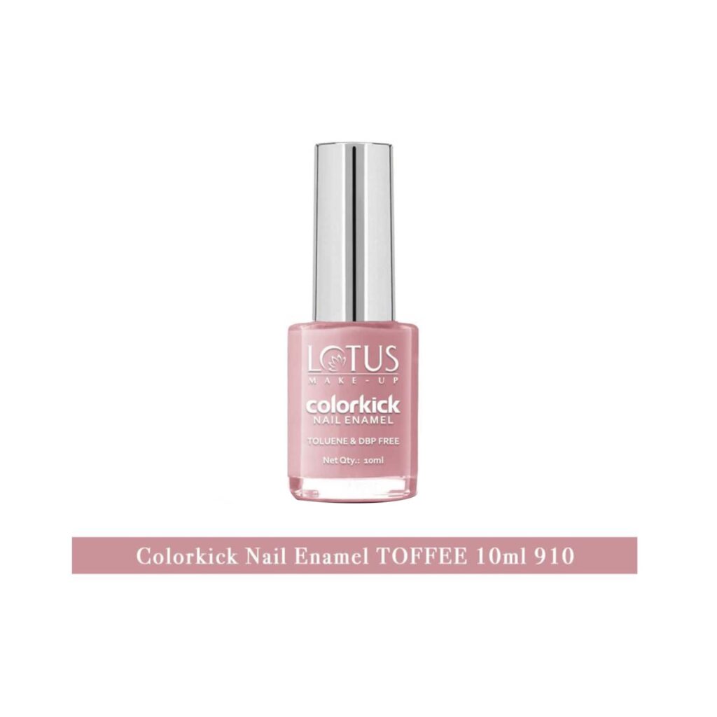 Lotus Makeup Colorkick Nail Enamel - 910 Toffee (10ml) - Lotus Makeup