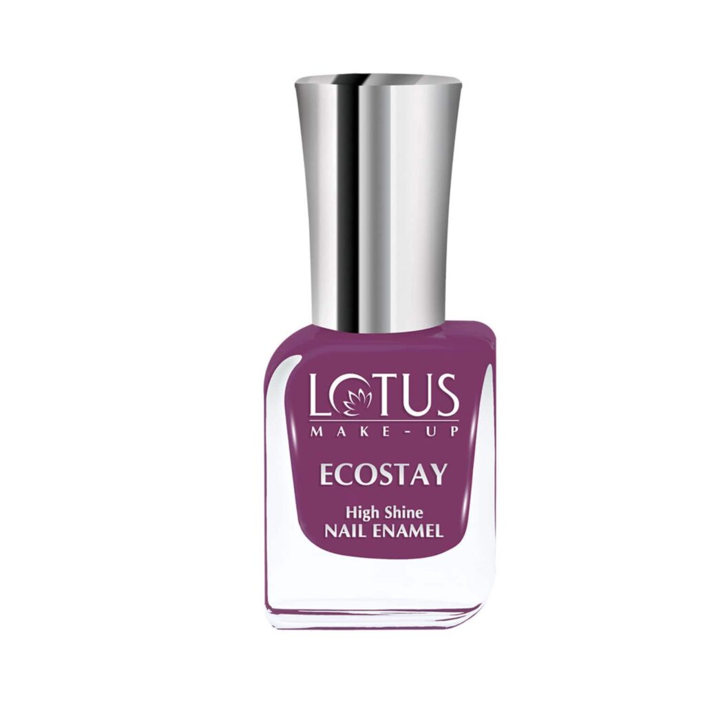 Lotus Makeup Ecostay Nail Enamel - E34 Plum Play (10ml) - Lotus Makeup