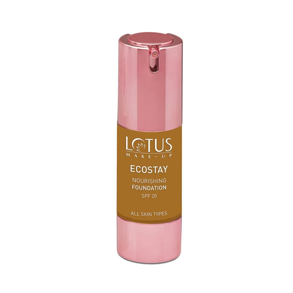 Lotus Makeup Ecostay Nourishing Foundation SPF 20 - L5 Almond (30ml) - Lotus Makeup