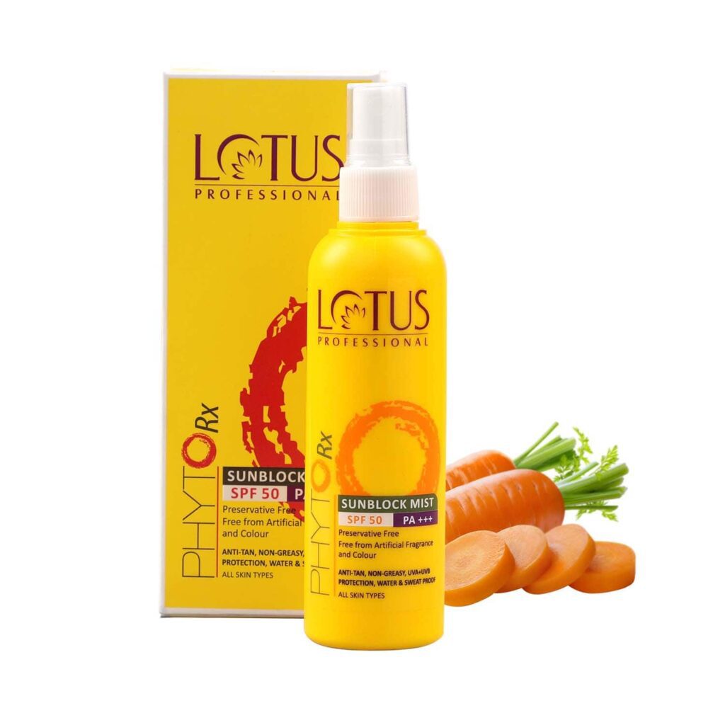 Lotus Professional Phytorx Sunblock Mist SPF 50 PA+++ (100ml) - Lotus Professional