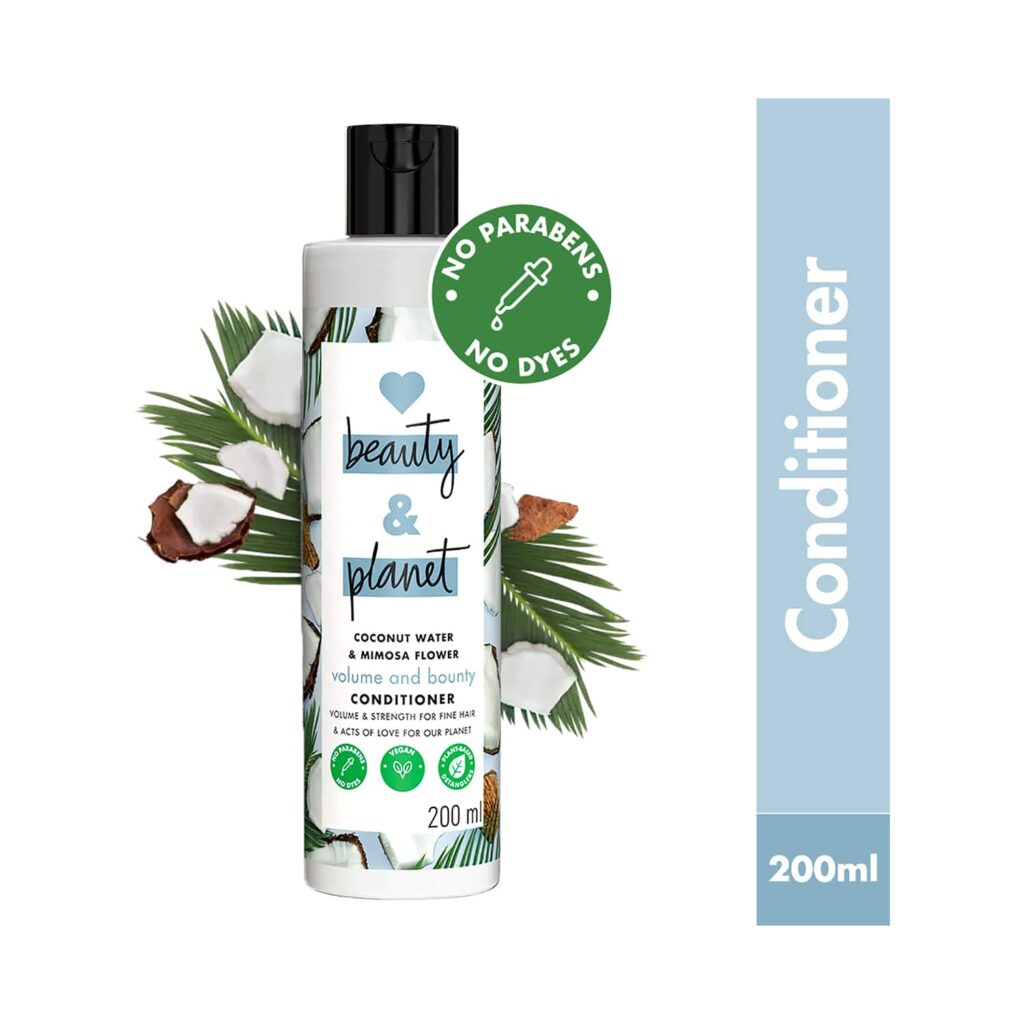LOVE beauty AND planet Coconut Water & Mimosa Flower Conditioner for Volume & bounce (200 ml) - LOVE beauty AND planet