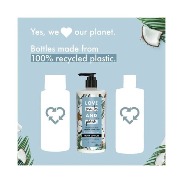 LOVE beauty AND planet Coconut Water & Mimosa Flower Hydrating Body Lotion (400 ml) - LOVE beauty AND planet
