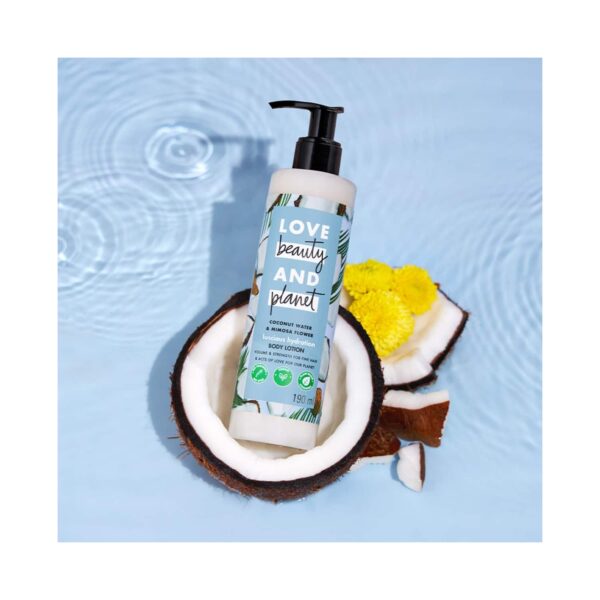 LOVE beauty AND planet Coconut Water & Mimosa Flower Hydrating Body Lotion (190 ml) - LOVE beauty AND planet