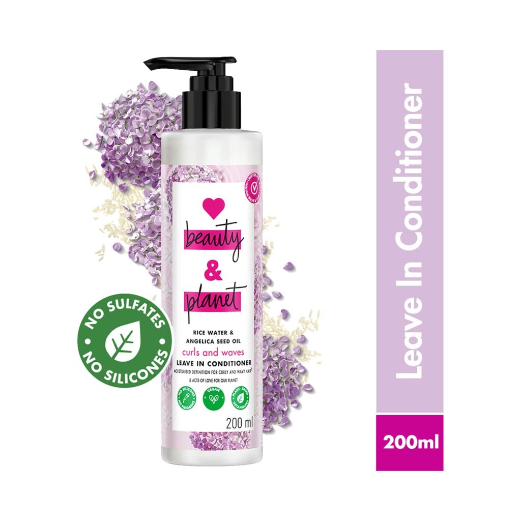 LOVE beauty AND planet Rice Water & Angelica Seed Oil Leave-In Conditioner (200ml) - LOVE beauty AND planet