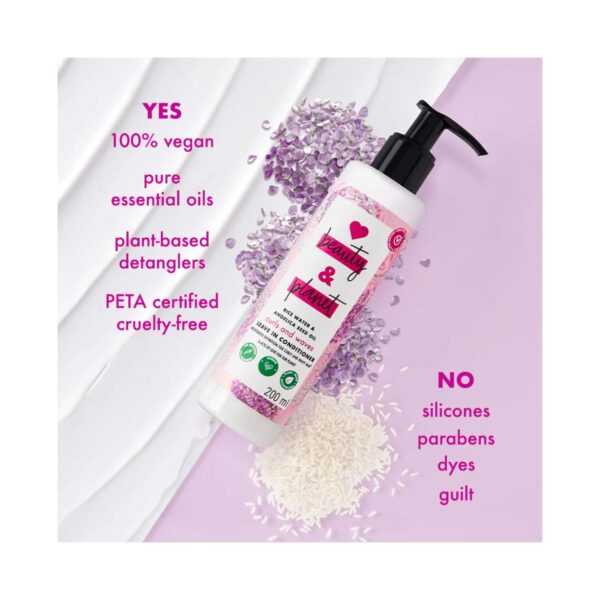 LOVE beauty AND planet Rice Water & Angelica Seed Oil Leave-In Conditioner (200ml) - LOVE beauty AND planet