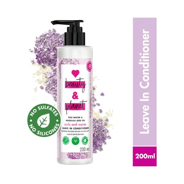 LOVE beauty AND planet Rice Water & Angelica Seed Oil Leave-In Conditioner (200ml) - LOVE beauty AND planet