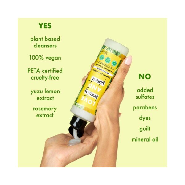 LOVE beauty AND planet Rosemary & Yuzu Lemon Anti Dandruff Shampoo (400 ml) - LOVE beauty AND planet