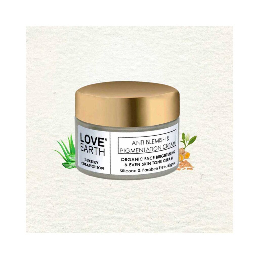 Love Earth Anti-Blemish & Anti-Pigmentation Cream (50g) - Love Earth