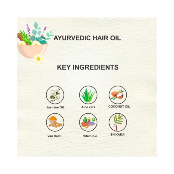 Love Earth Ayurvedic Hair Oil (100ml) - Love Earth
