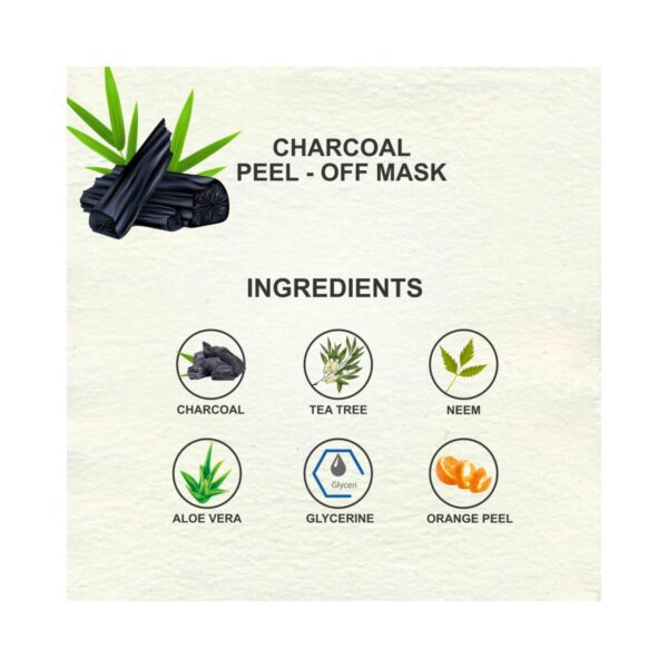 Love Earth Charcoal Peel Off Mask (50g) - Love Earth