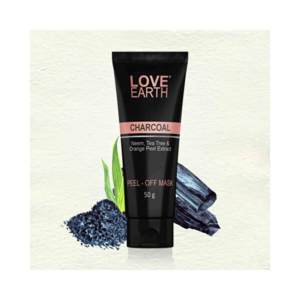Love Earth Charcoal Peel Off Mask (50g) - Love Earth