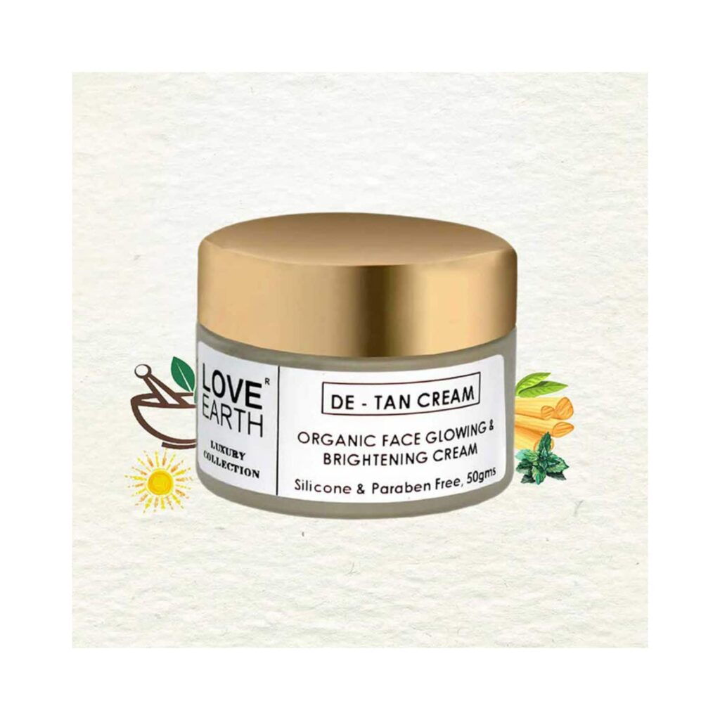 Love Earth De-Tan Moisturizing Cream (50g) - Love Earth