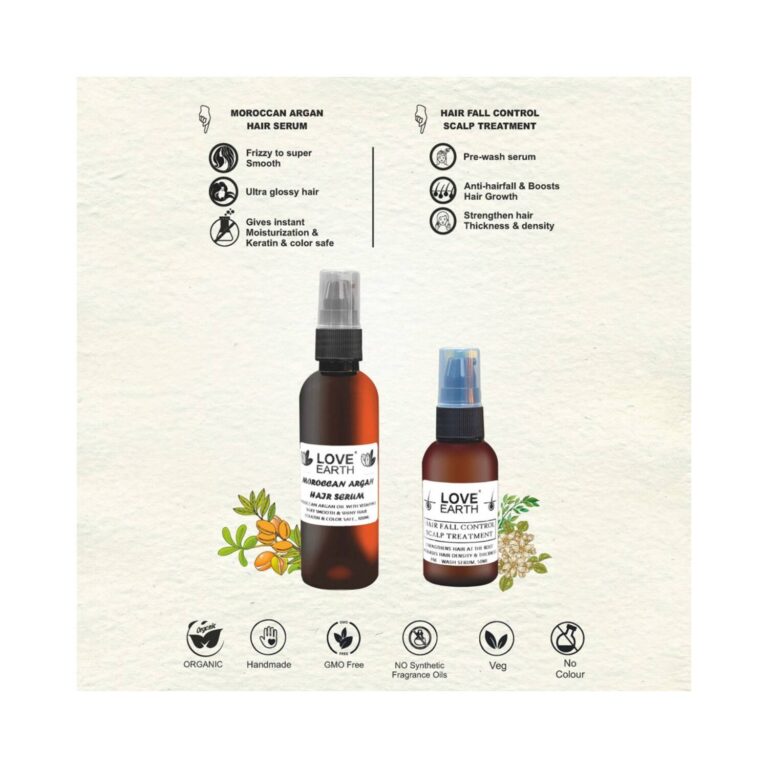 Love Earth Hair Serum Combo - (2 Pcs) - Love Earth