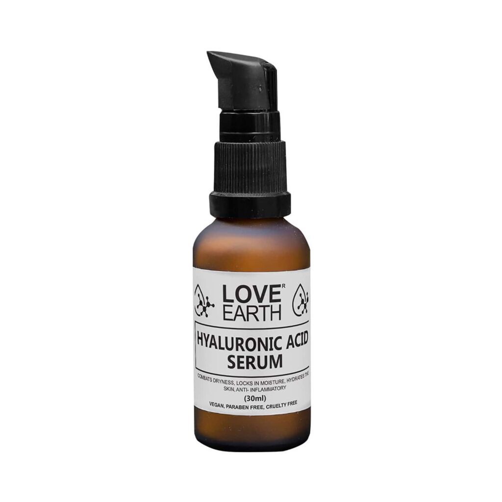 Love Earth Hyaluronic Acid Serum With Organic Aloe Vera & Essential Oils (30ml) - Love Earth