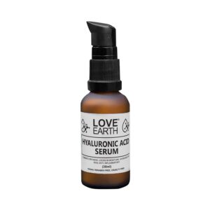 Love Earth Hyaluronic Acid Serum With Organic Aloe Vera & Essential Oils (30ml) - Love Earth