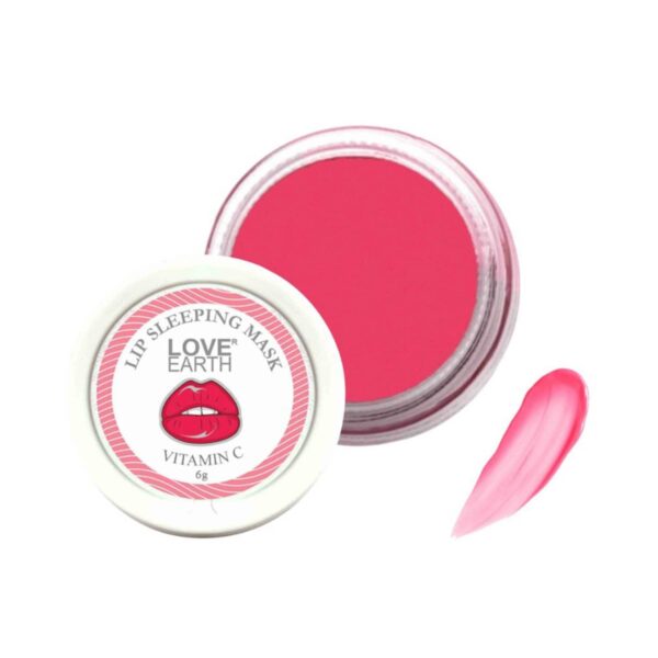 Love Earth Lip Sleeping Mask With Vitamin C & Essential Oils (8g) - Love Earth