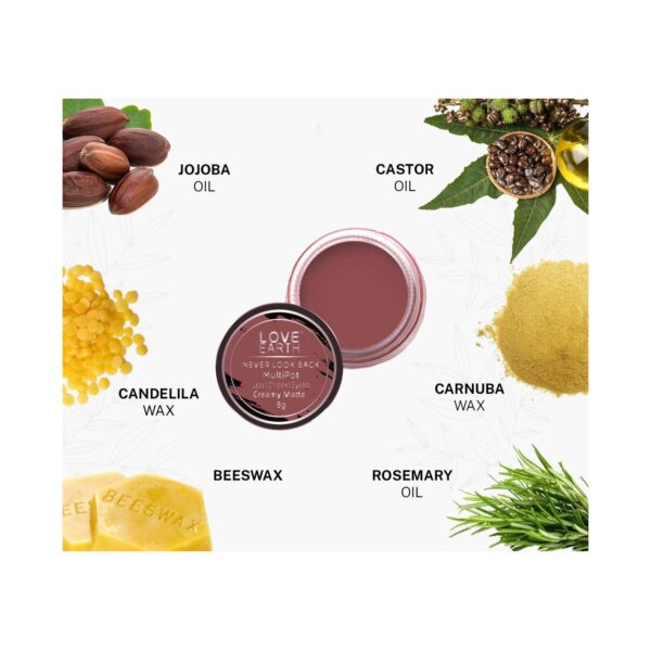 Love Earth Multipot Lips Cheek & Eyelids Tint - Never Look Back (8g) - Love Earth
