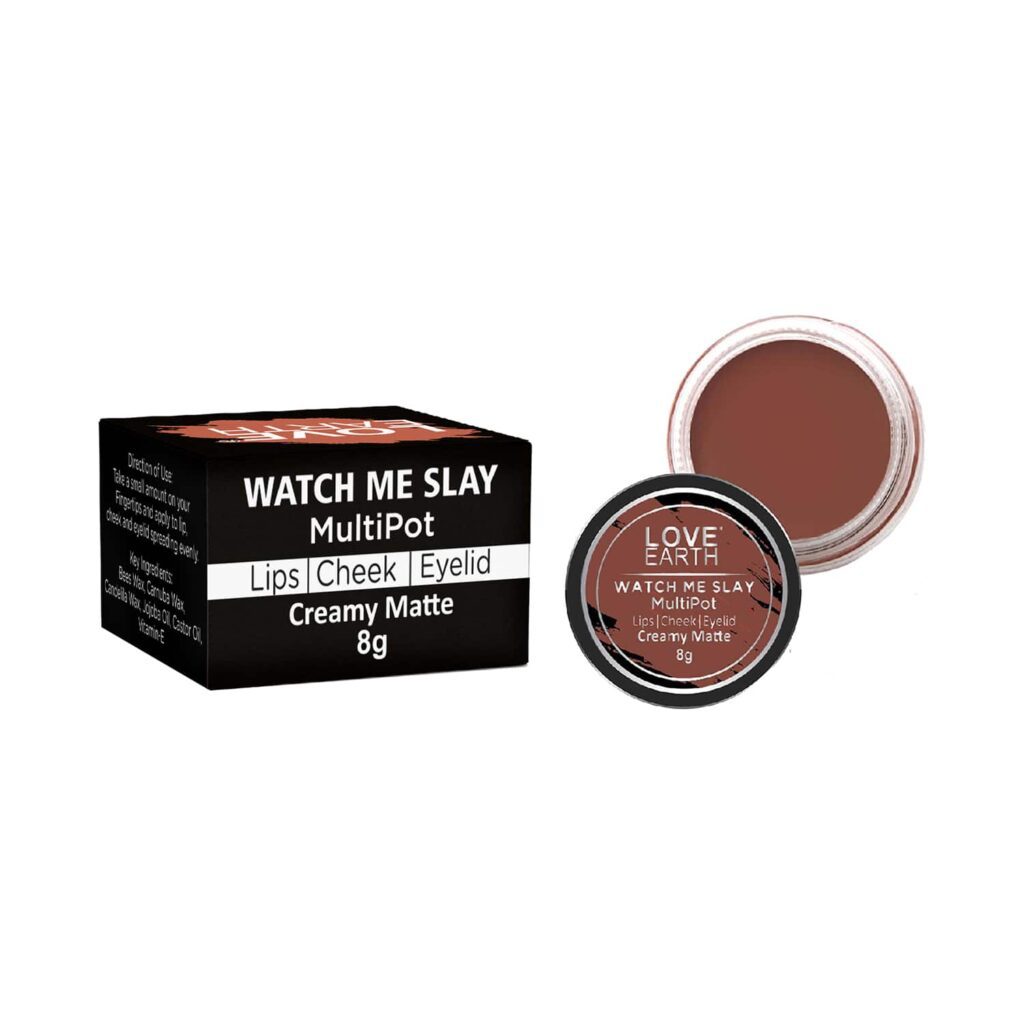 Love Earth Multipot Lips Cheek & Eyelids Tint - Watch Me Slay (8g) - Love Earth