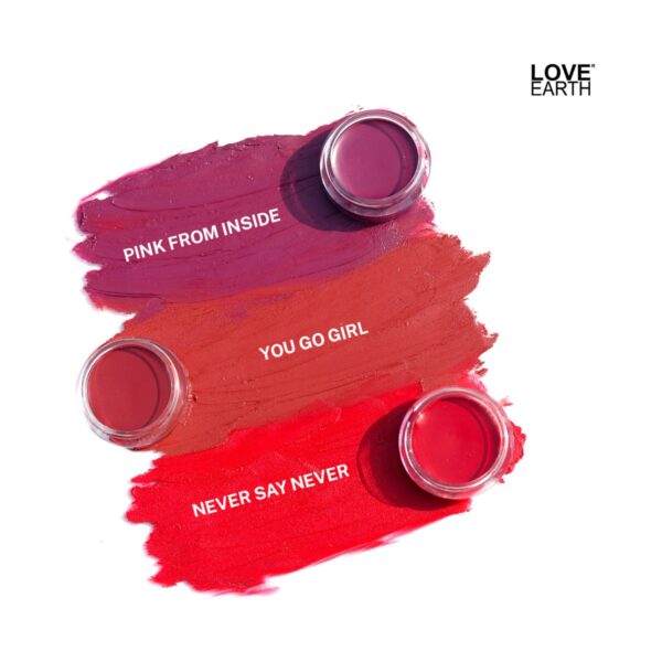 Love Earth Multipot Lips Cheek & Eyelids Tint - You Go Girl (8g) - Love Earth