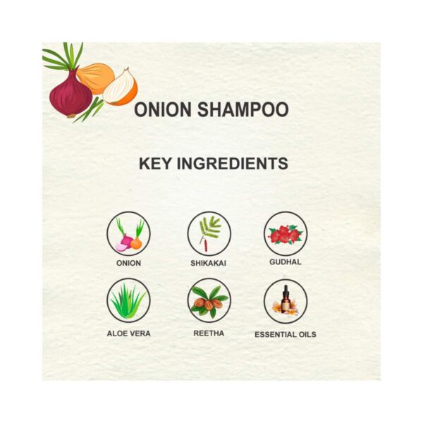 Love Earth Onion Shampoo (200ml) - Love Earth