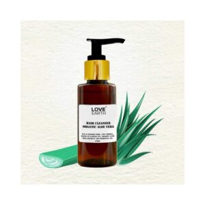 Love Earth Organic Aloe Vera Hair Cleanser (100ml) - Love Earth