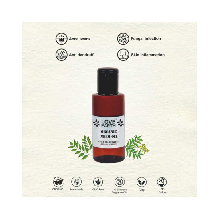 Love Earth Organic Neem Oil (100ml) - Love Earth