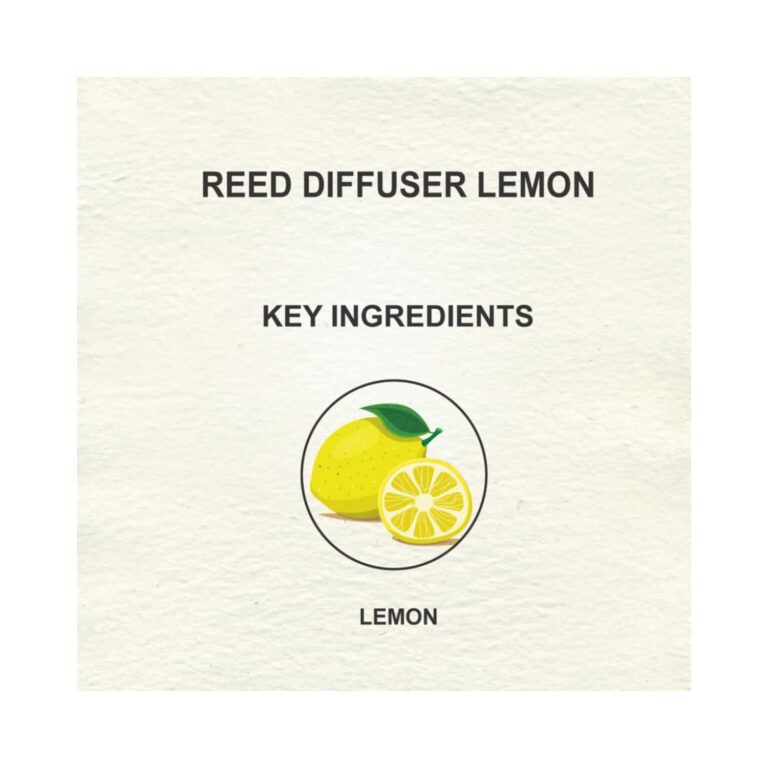 Love Earth Premium Lemon Reed Diffuser (30ml) - Love Earth