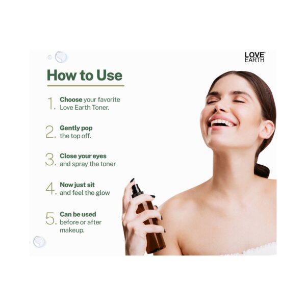 Love Earth Rajnigandha Toner Face Mist With Tuberose Oil & Mulberry Extract (100ml) - Love Earth
