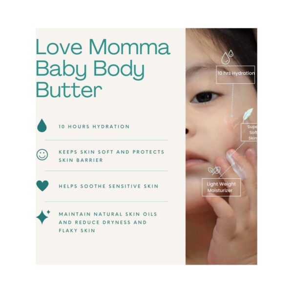 Love Momma Coconut Charm Baby Body Butter (250 ml) - Love Momma
