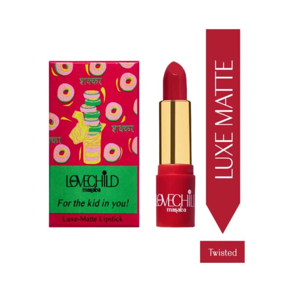 LoveChild Masaba For The Kid In You! Luxe Matte Lipstick - 10 Twisted (4g) - LoveChild Masaba