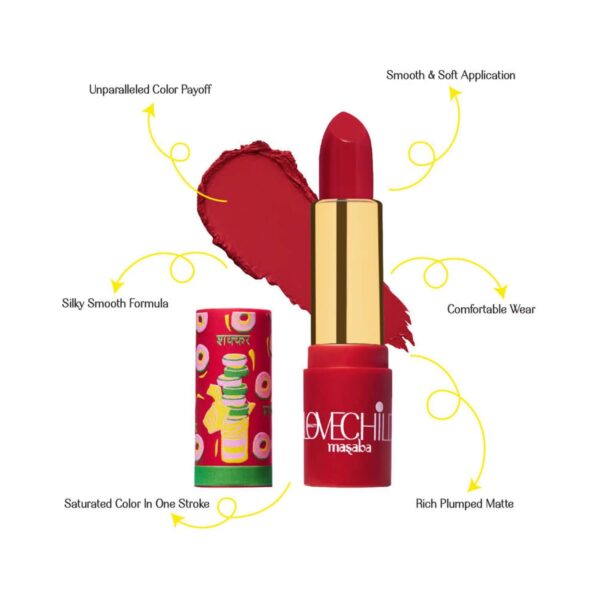LoveChild Masaba For The Kid In You! Luxe Matte Lipstick - 10 Twisted (4g) - LoveChild Masaba