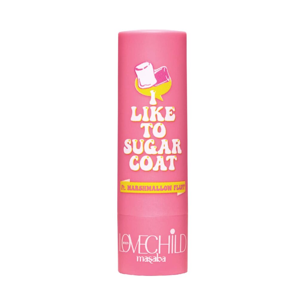 LoveChild Masaba I Like To SUGAR Cosmetics Coat Lip Balm - Marshmallow Fluff (4.5g) - LoveChild Masaba