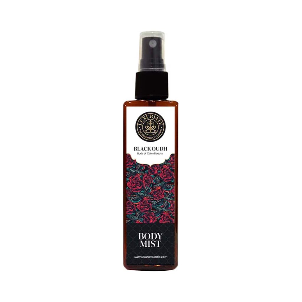 LUXURIATE Black Oudh Fragrance Body Mist (100ml) - LUXURIATE