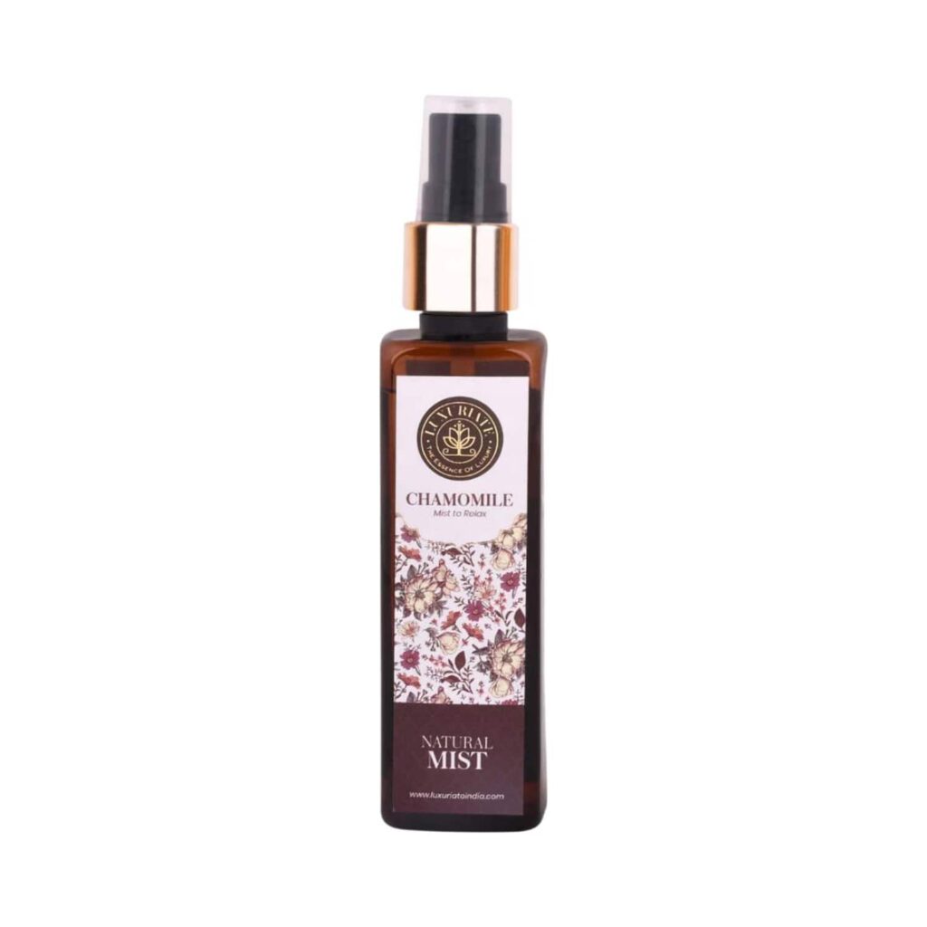 LUXURIATE Pure and Natural Body & Face Chamomile Mist Spray (100ml) - LUXURIATE