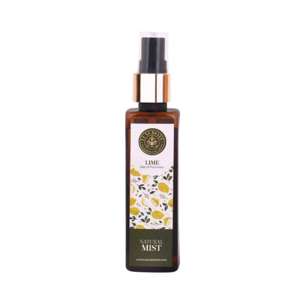 LUXURIATE Pure and Natural Lime Face Mist Spray (100ml) - LUXURIATE