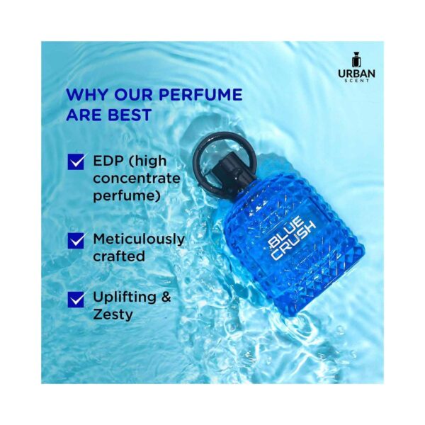 Lyla Blanc Urban Scent Blue Crush Long Lasting Perfume (100 ml) - Lyla Blanc