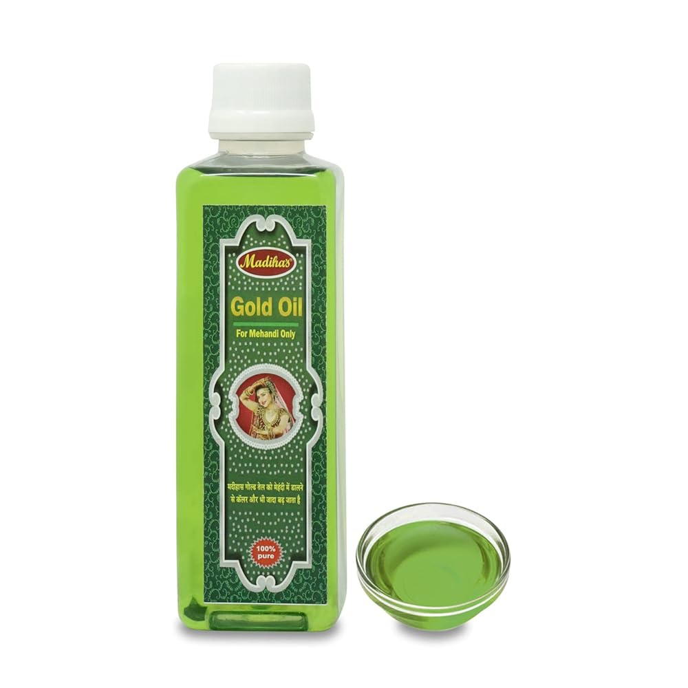 MADIHA'S Henna Mehandi Gold Oil, 1 Count