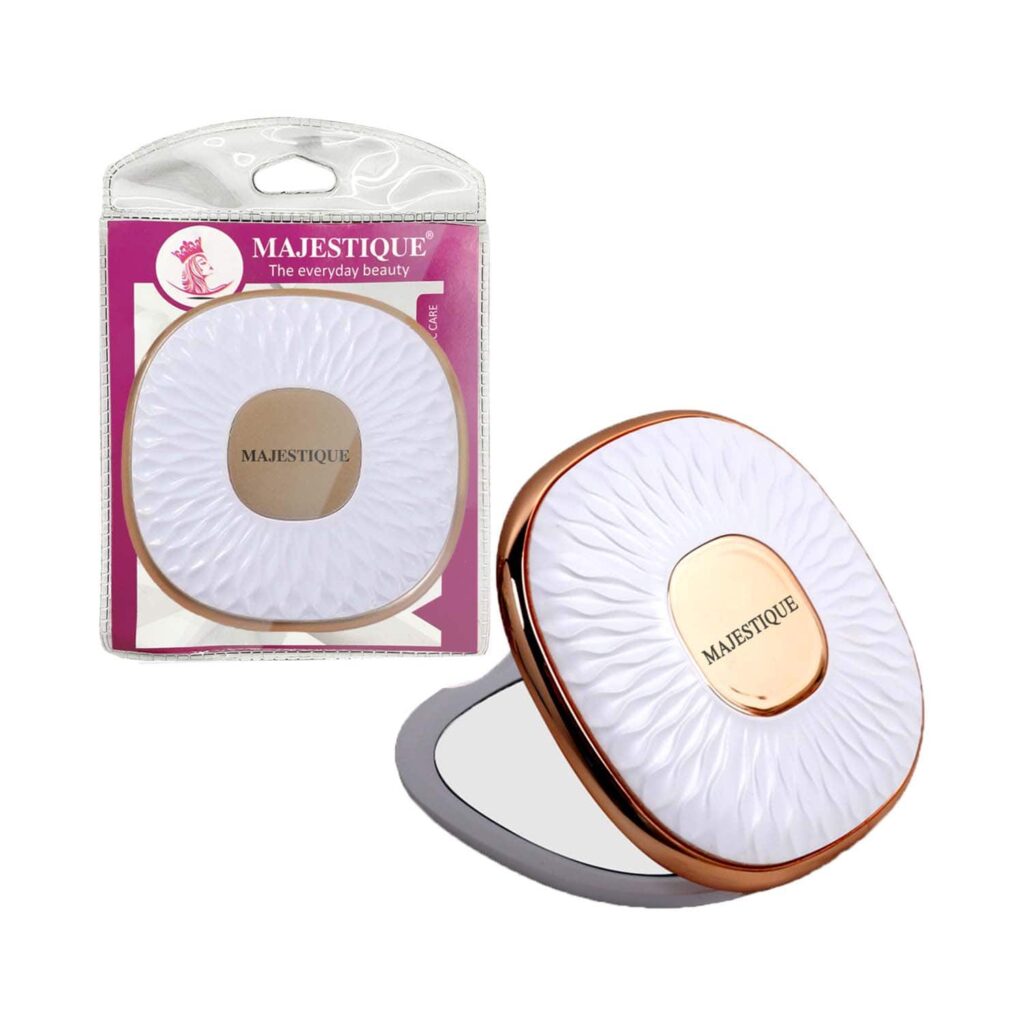 Majestique Dual 2X Magnifying Compact Mirror (1 pc) - Majestique