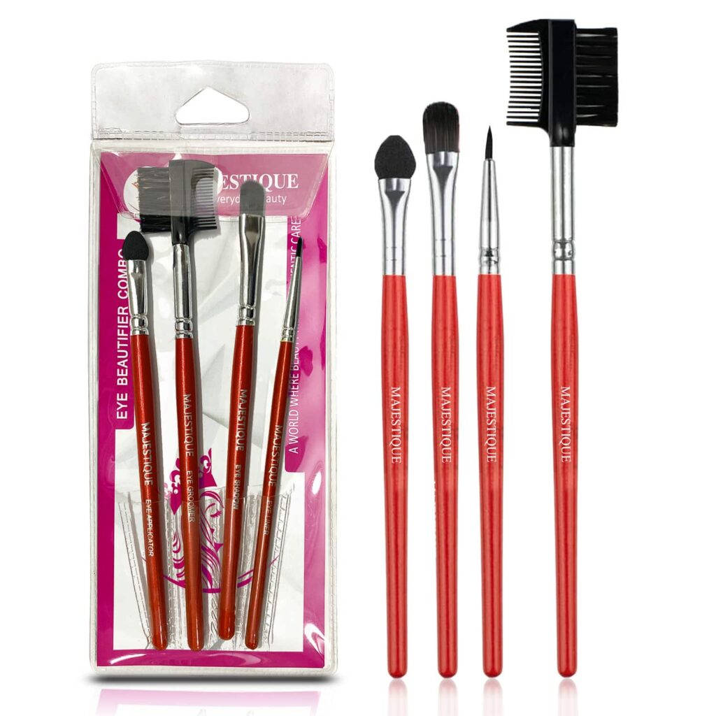 Majestique Eye Beautifiler Combo, Professional Eye Beautifier Brush Set - Multicolor - Majestique