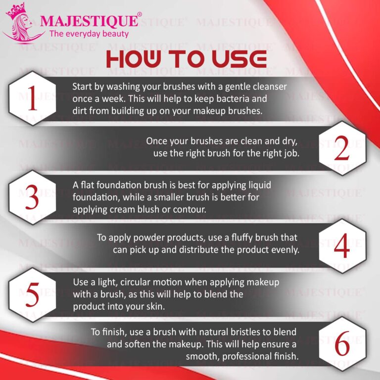 Majestique Eye Beautifiler Combo, Professional Eye Beautifier Brush Set - Multicolor - Majestique