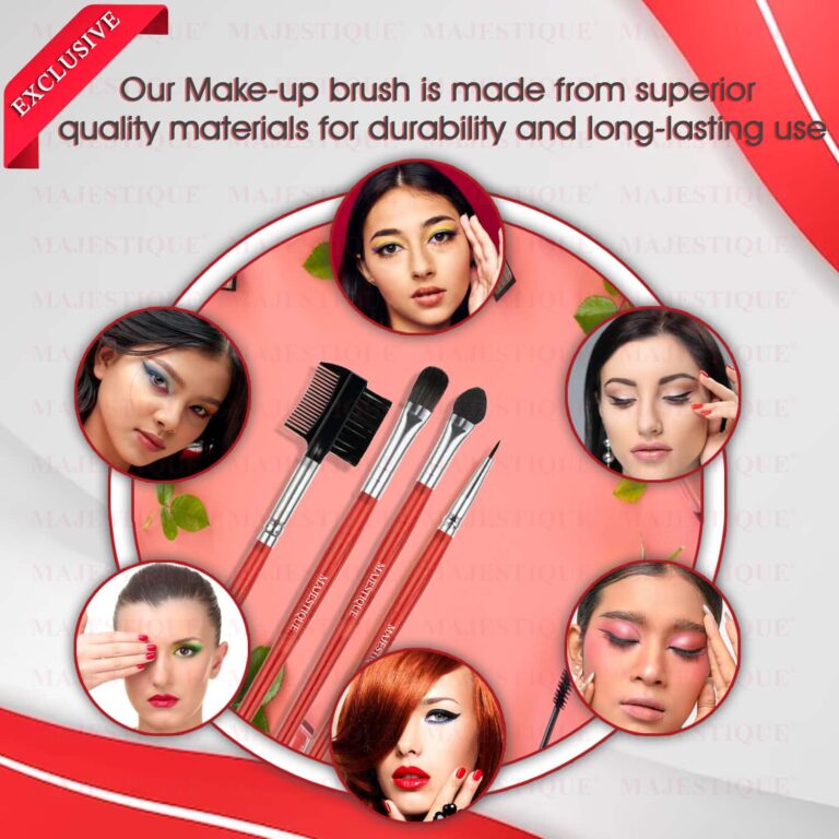 Majestique Eye Beautifiler Combo, Professional Eye Beautifier Brush Set - Multicolor - Majestique
