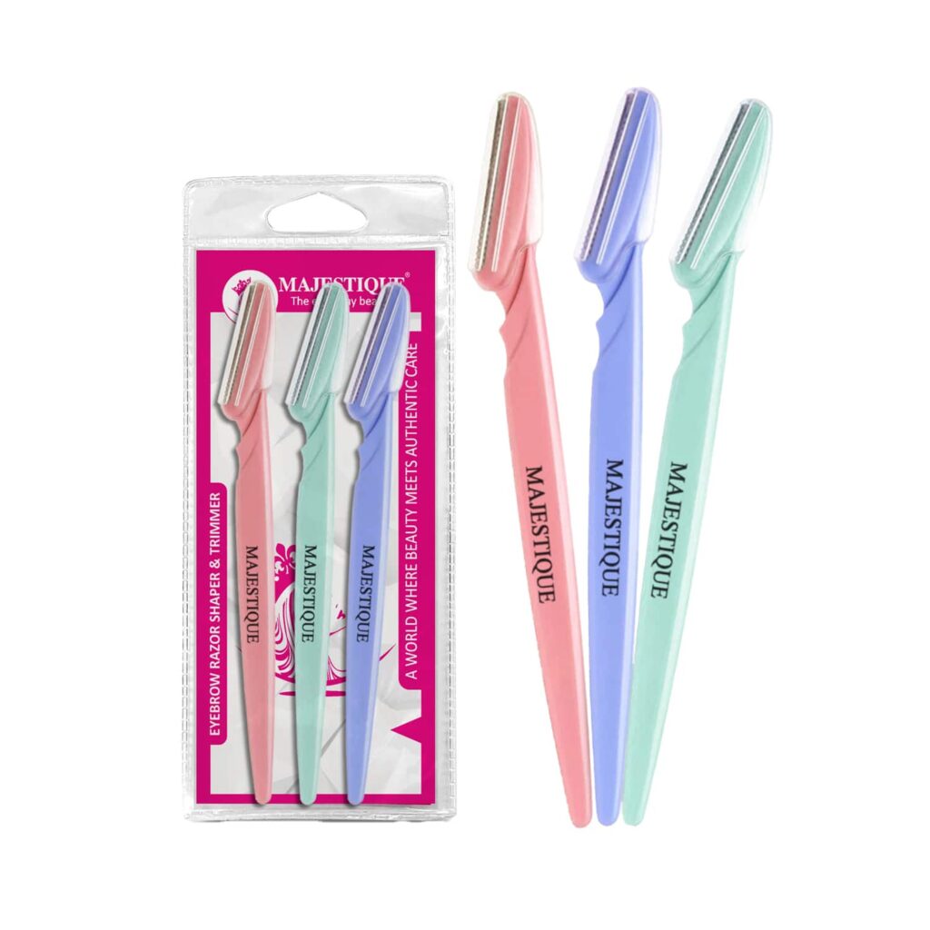 Majestique Eyebrow Razor Shaper - (3Pcs) - Majestique
